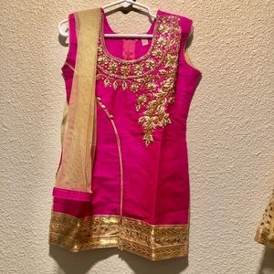2T-3T girl dress #Indian #Pakistani #Sharara